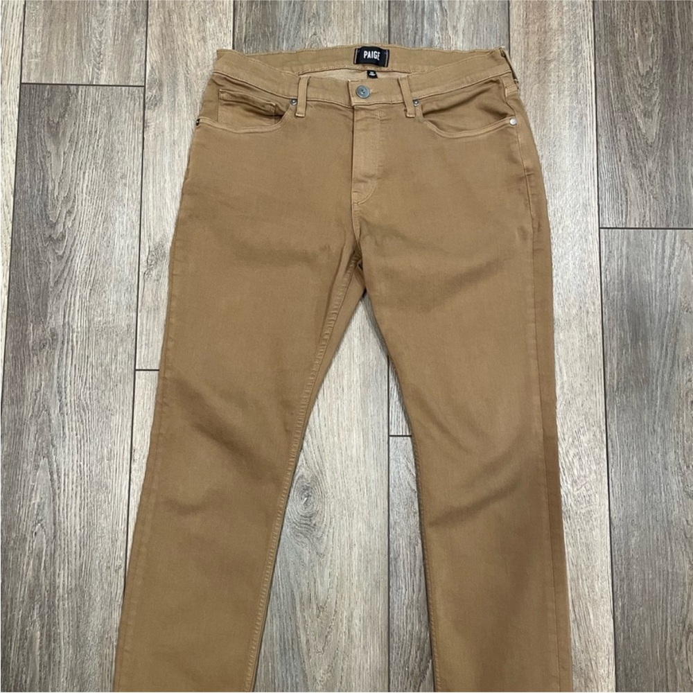 Page women’s federal Lauren tan denim jeans size 33